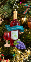 Wine Bottle Ornament