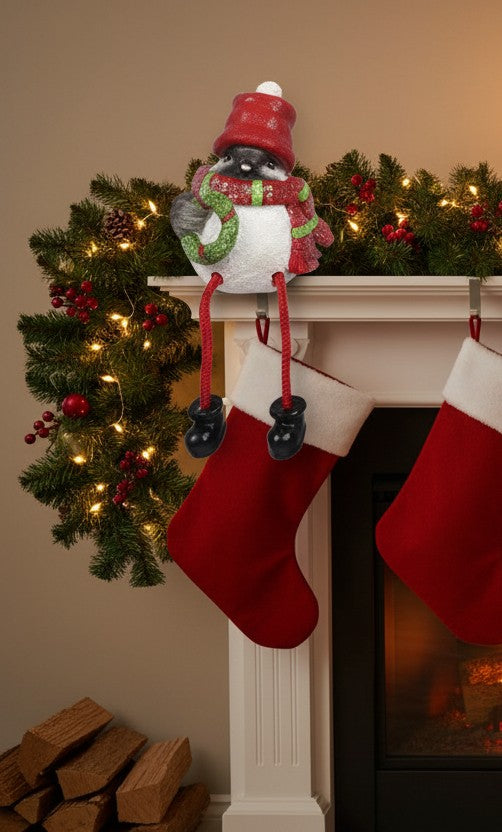 Christmas Bird Shelf Sitter