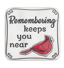 A Cardinal is a Visitor from Heaven Pocket Charm