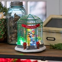 Christmas Greenhouse LED music box