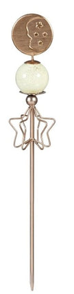 Glow in the dark metal plant stakes
