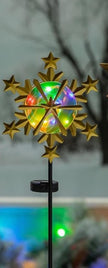 Christmas Stars LED Solar Garden Stake