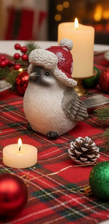Christmas Bird Figurines