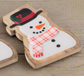 Snowman Tidbit Tray