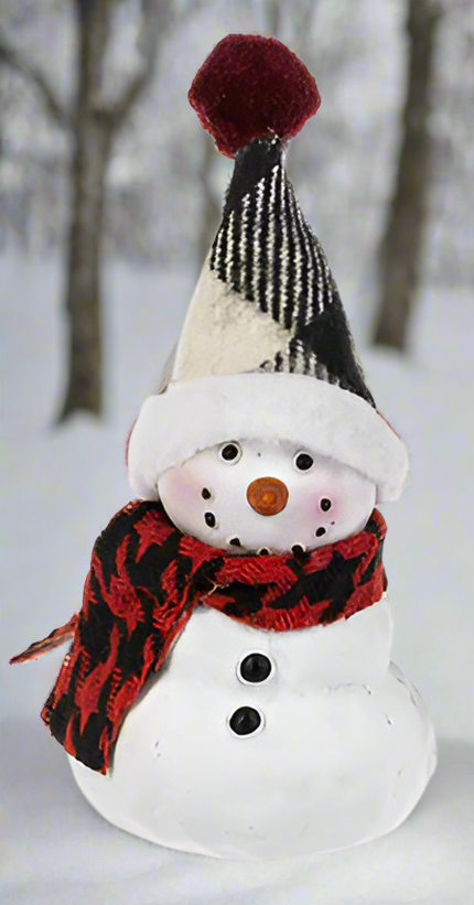 Cozy Snowman pocket charm