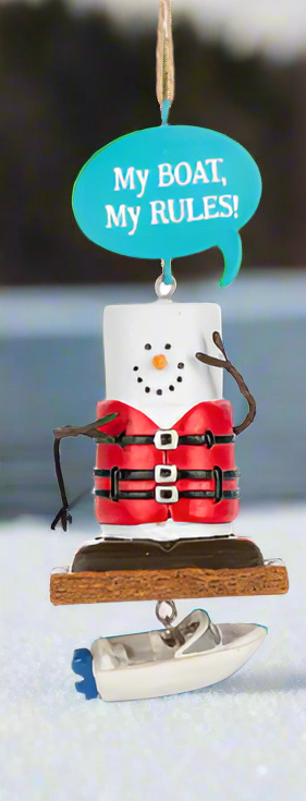 S'mores Boating Ornaments
