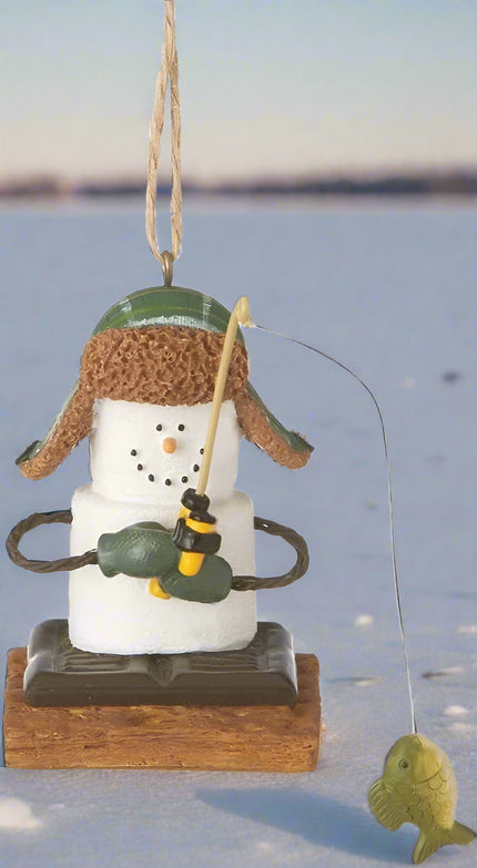 S'mores Ice Fishing Ornament