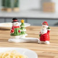 Santa and Snowman Salt and Pepper shakers