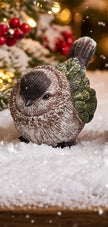 Winter Bird Figurines