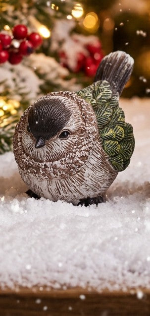 Winter Bird Figurines
