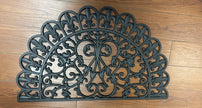 Rubber Scroll Arch Door Mat