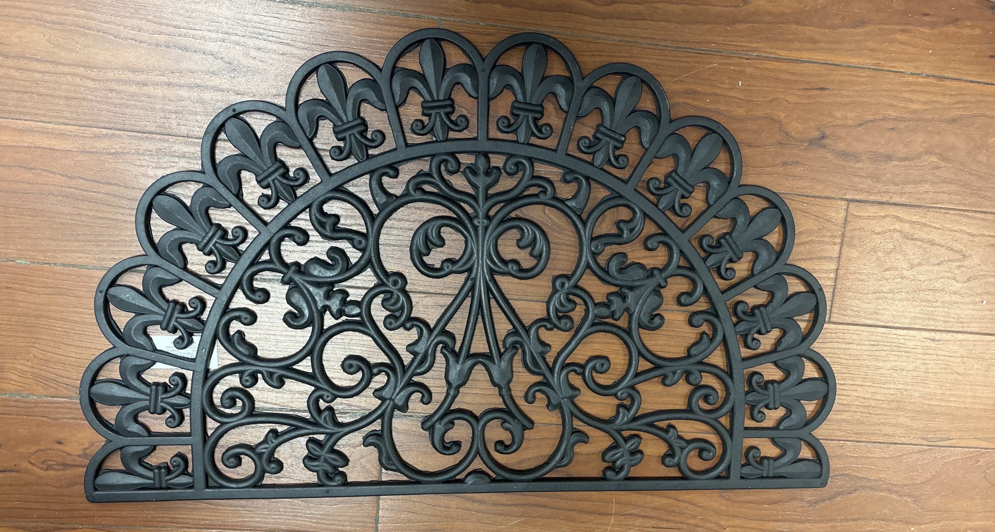 Rubber Scroll Arch Door Mat