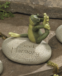 Yoga Frog Garden Rocks