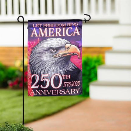 Let Freedom Ring Garden Flag