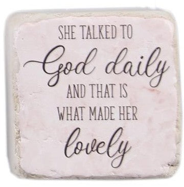 Religious talk stones