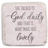 Religious talk stones