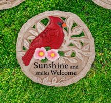 Cheerful Cardinal - Stepping Stones