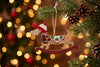 Wooden Rocking Dog Ornament