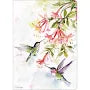 Hummingbird Floral two pack journals