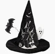 Velvet Witches Hat Tabletop Decor