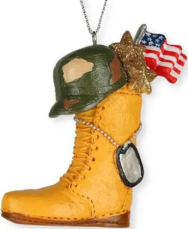 Military boot ornament
