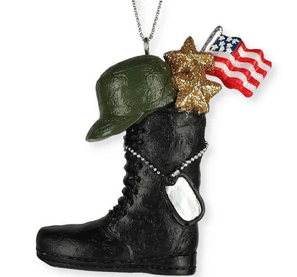 Military boot ornament