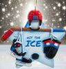 Ice Hockey Star ornament