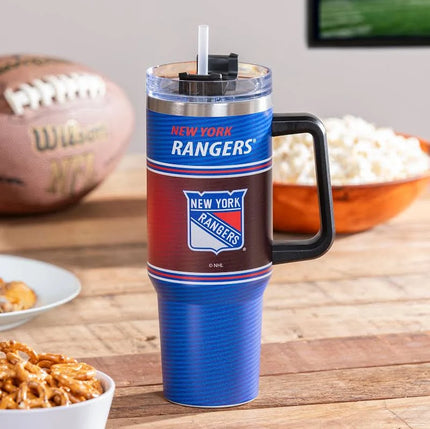 NY Rangers Stainless Steel handle cup