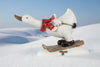Resin Duck on skies
