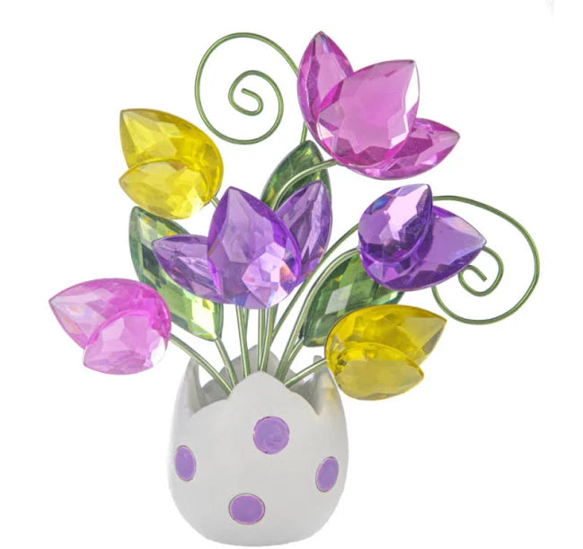 Easter egg posy pot