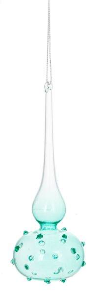 Green Drop Ornaments