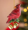 Cardinal with Bells ornament