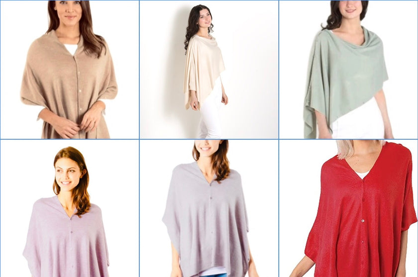 Bordeaux Spring Cape Wrap with buttons