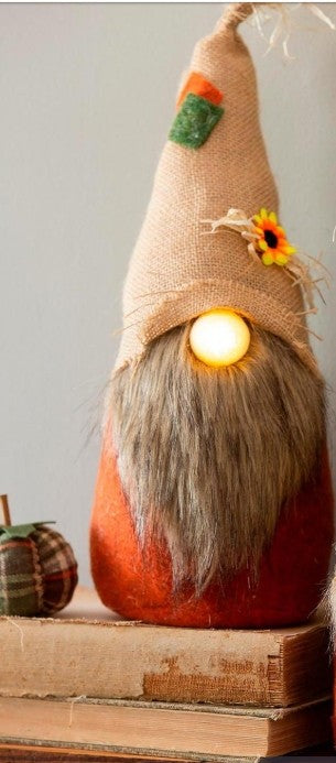 Harvest Blossom LED Plush Gnomes
