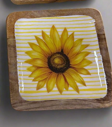 Sunflower tidbit tray