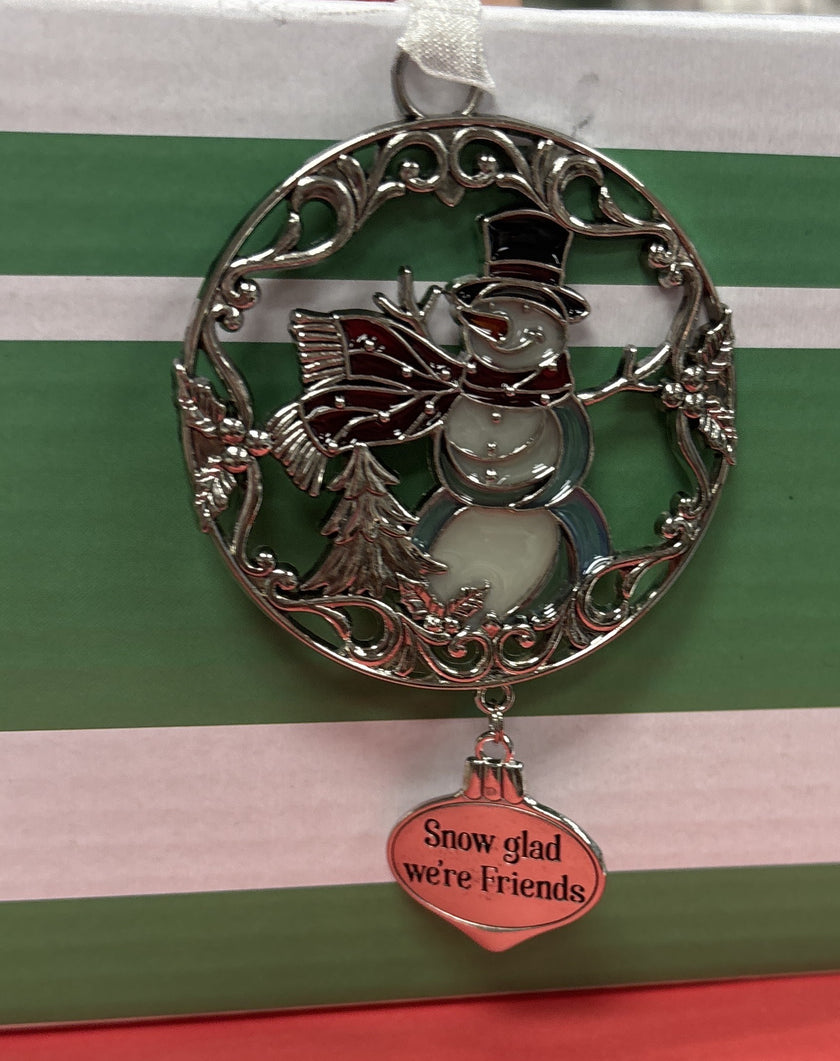 Stained Glass Christmas Ornament Assortment