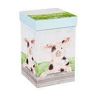 Potted Pink Pig 17 oz Ceramic Perfect Cup w/Box