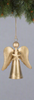 Large Gold Angel Bell Ornament