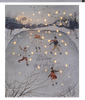 LED Light Up Skating Pond Wall Decor