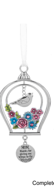 Floral Birdcage Ornaments