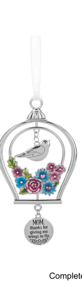 Floral Birdcage Ornaments