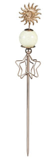 Glow in the dark metal plant stakes