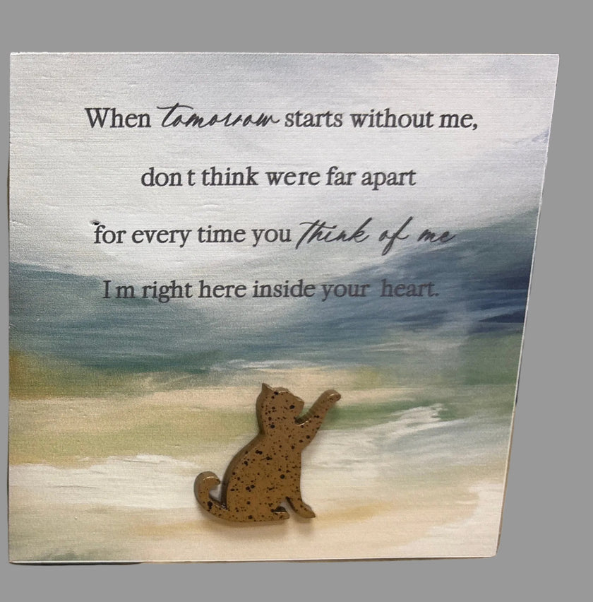 Pet Bereavement Plaque