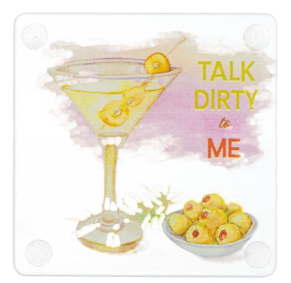 Glass Cocktail Coasters