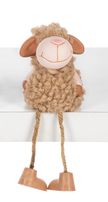 Fluffy Sheep Shelfsitters with Dangle Legs