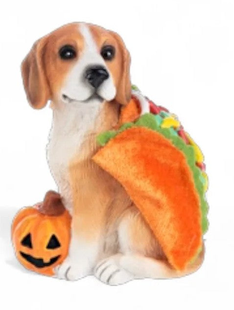 Food Theme Halloween Costume Dog Figurines
