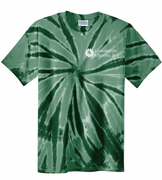 Green Tye-Dye Community Options T-shirt