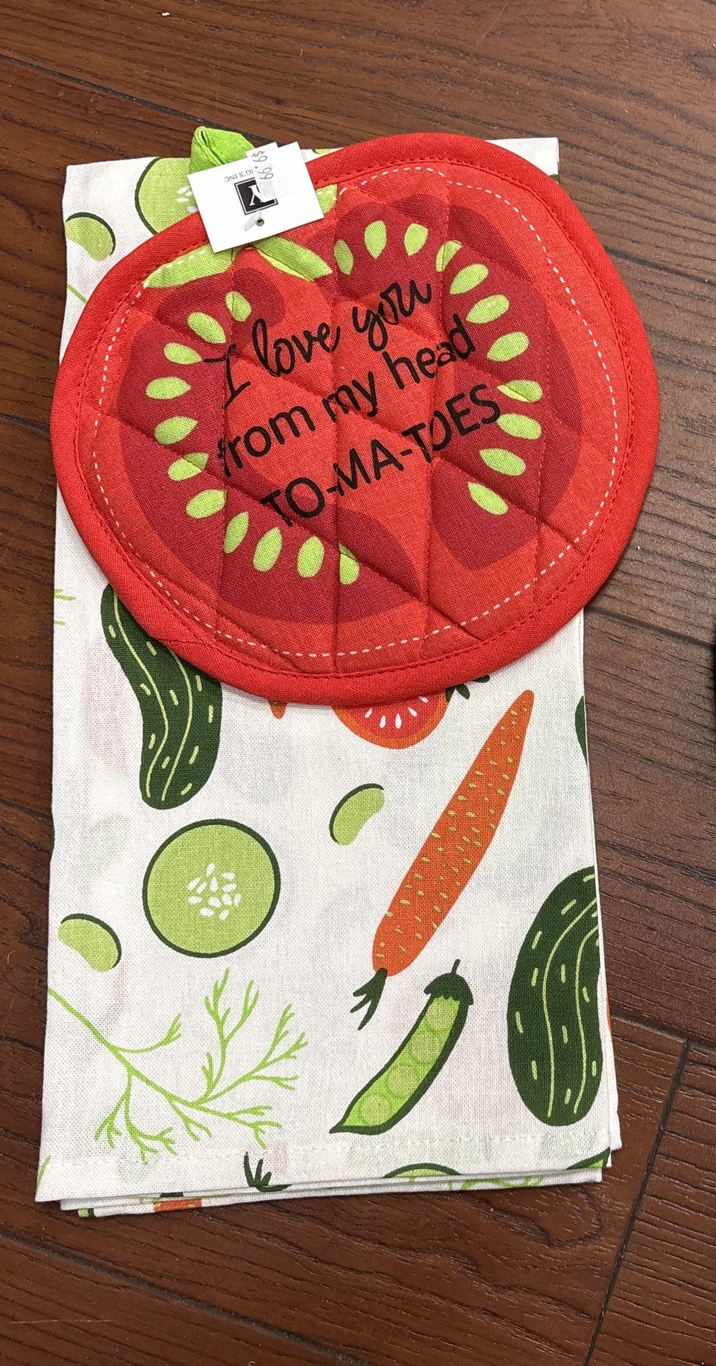Fruit Potholder and Towel set