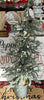 Snow Trees in Bucket