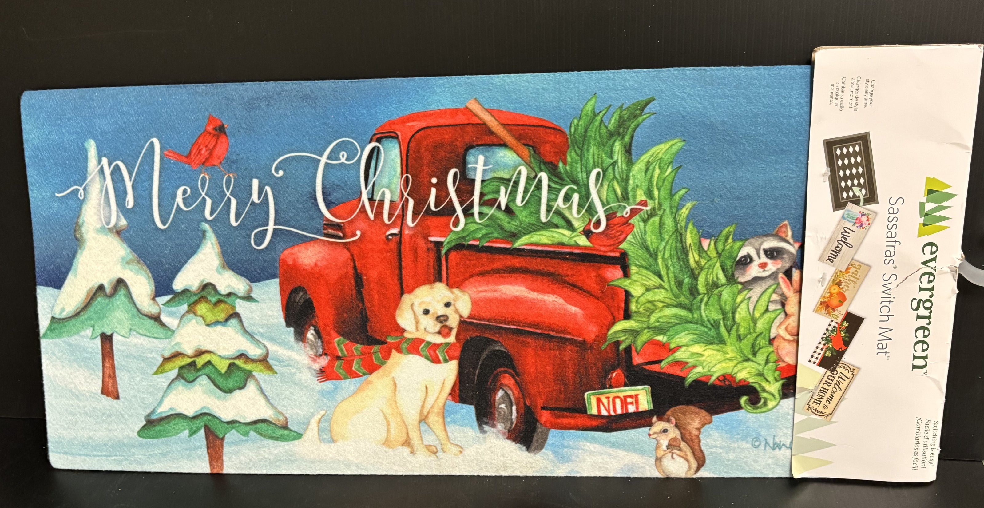Bringing home the tree sassafras switch mat